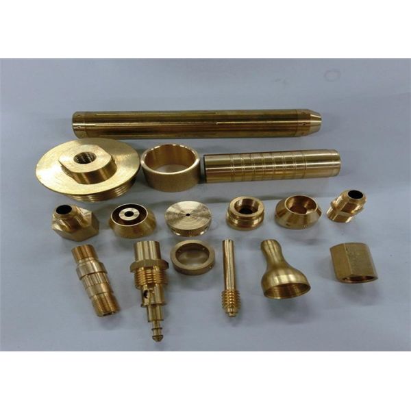 Brushed Polished Small Brass Valve Brass Precision Turned Components Durable