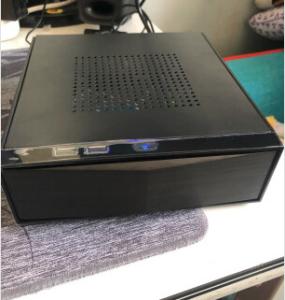 Quality Black SPCC ABS 205mm Length Industrial PC Cabinet for sale