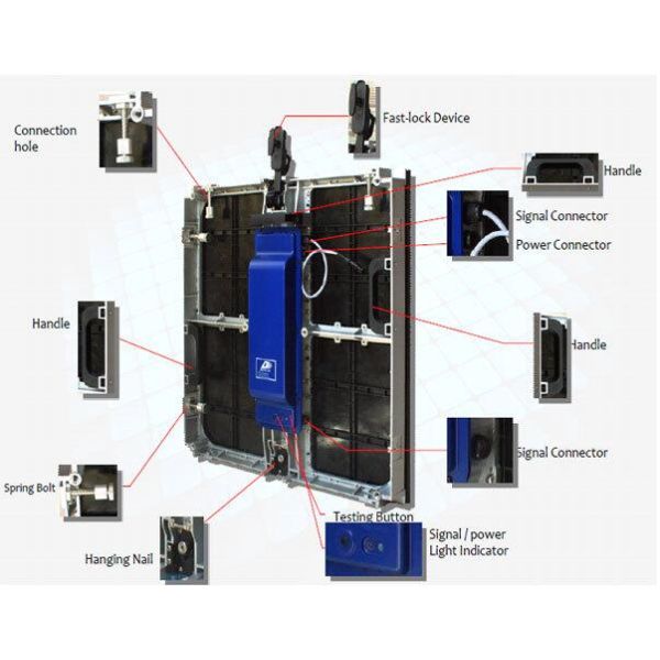 P4.81 Stage Led Screens Board , High Brightness Led Display Rental For Concert