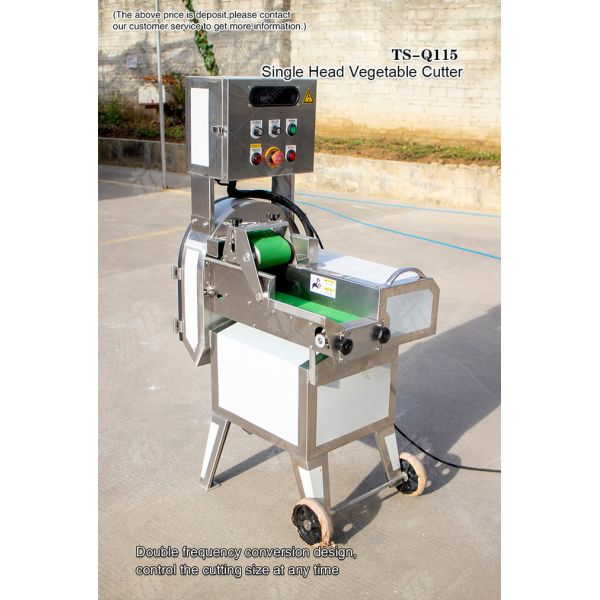 Mobility Wheel Tripod Cucumber Cutting Machine Corrosion Protection Commercial