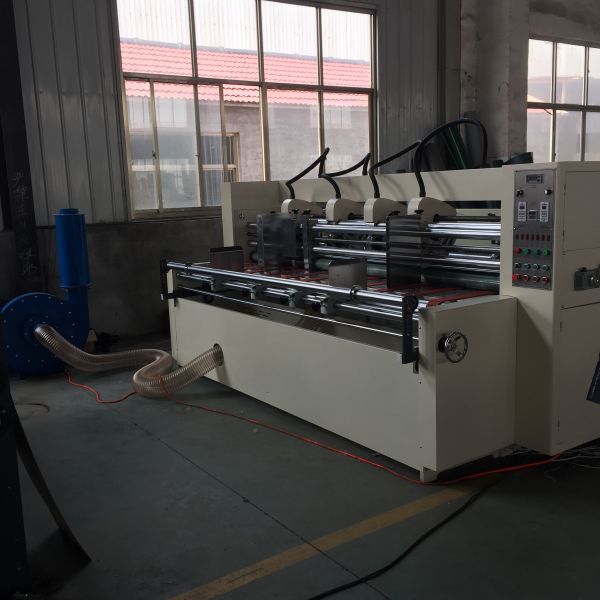 Automatic Feeder Thin Blade Slitter Scorer Machine For Corrugated Box Making
