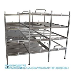 Quality Factory Price American Style Mortuary Cadaver Cremation Funeral Mortuary Fridge Rack For Sale for sale