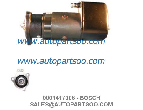 0001417045 0001417046 - BOSCH Starter Motor 24V 5.4KW 9T MOTORES DE ARRANQUE