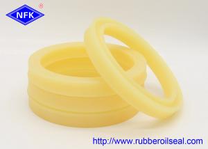 Quality Yellow Rod Hydraulic Piston Oil Seal UPI PU 35 Mpa Stress Mid Sliding Resistant for sale