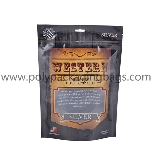 Tobacco Packaging Ziplock Resealable Poly Bags