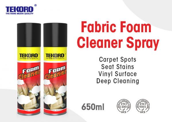 Buy Fabric Foam Cleaner Spray For Restoring Plush Look & Feel Of Fabric And Upholstery at wholesale prices