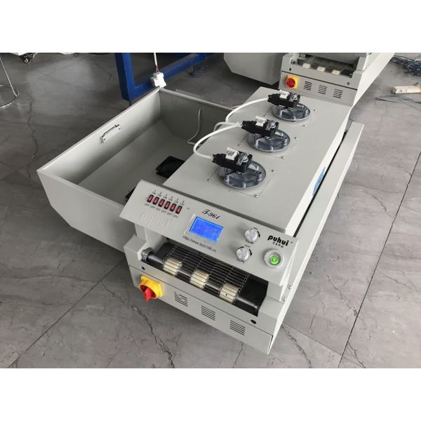 T961 Desktop Reflow Oven with Conveyor 730*230mm 6 temp Zones 3.5KW Soldering Machine
