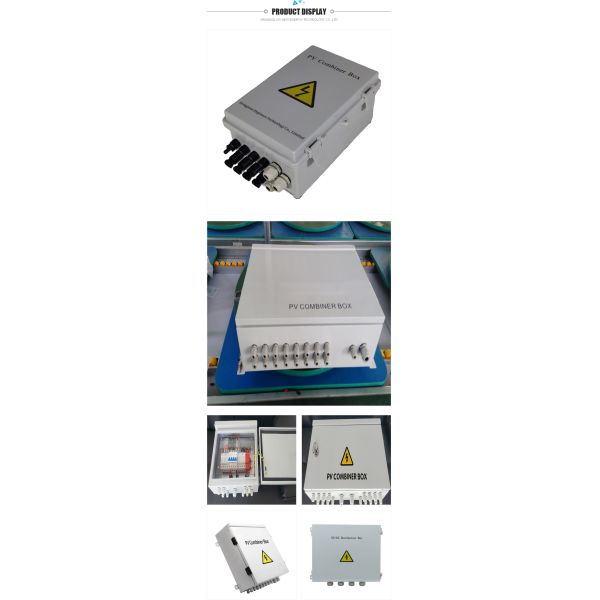 20 in 3out 500vdc Pv Related Products Photovoltaic Array Dc Solar Combiner Box with Lightning Arreste Connector