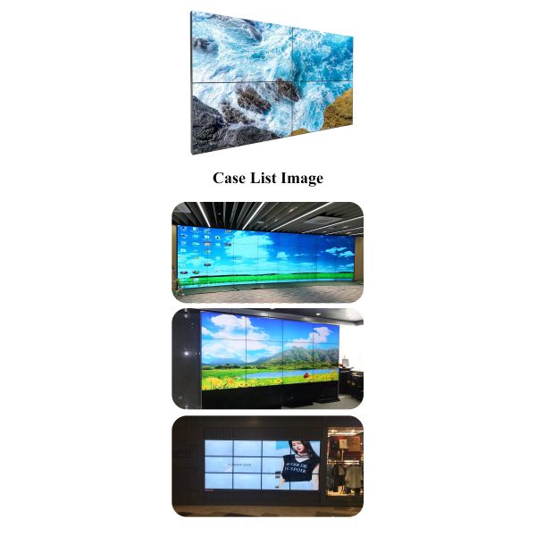 65 Inch Clear LCD Splicing Screen Ultra Narrow Bezel
