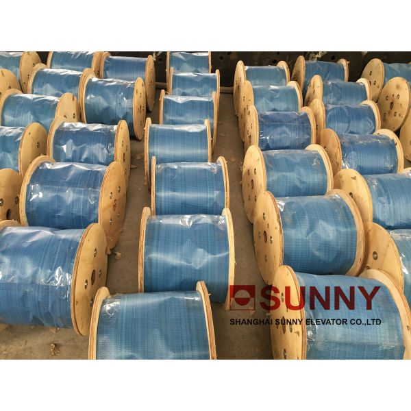 Elevator Steel 6x19 Large Diameter Wire Ropes for Traction Machine Parts