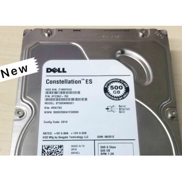 SAS 3.5 Dell Laptop Hard Disk 500GB , Dell Server Hard Drives 06VNCJ ST500NM0001
