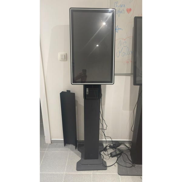 Wholesale with order scaning 23.8 Inch 27inch 32inch Floor Standing Digital Signage Display Advertising Floor Standing Kiosk Capacitive Touch With