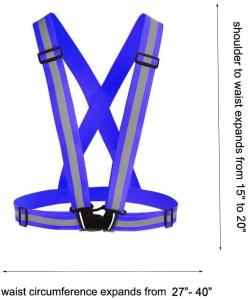 Quality 4 Adjustable Buckles Fiber Polyester Purple Ladies Hi Vis Vest 42*52cm for sale