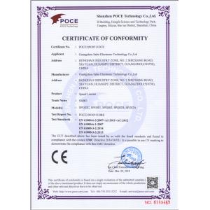 SABO Electronic Technology Co.,Ltd Certifications