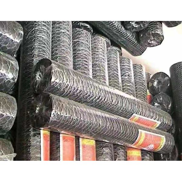 PVC Coating Hexagonal Wire Mesh Low Carbon Steel Hexagon Metal Mesh