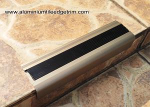 Quality Anodised Matt Champagne Aluminum Metal Stair Nose Moulding 35mm x 55mm  TL30 for sale