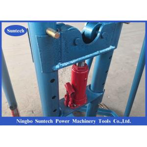 10T Hydraulic Pulling Electrical Cable Drum Roller Stand With Wheels