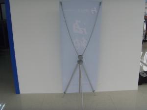 China Retractable X Frame Banner Stand , Full Color Printing Trade Show Banner Stands 80*180cm on sale