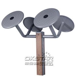 China outdoor wooden fitness equipment--WPC Outdoor Gym Tai Chi Wheel, Arm wheel Equipment, commercial gym equipment on sale