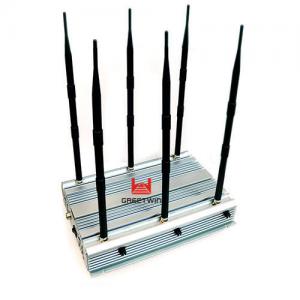 Quality 70W 2G 3G 4G WiFi Mini Portable Cellphone Jammer Indoor Using 4 Cooling Fan Inside for sale