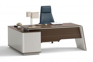 Quality Commercial Executive Office Table Australian Oak + Gray Color for sale