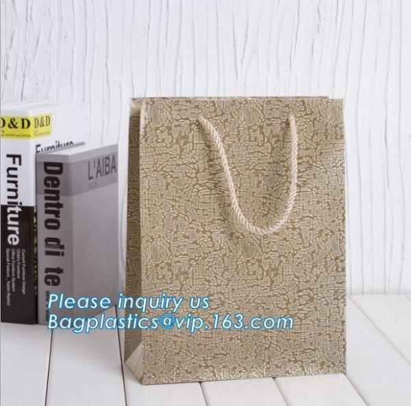Grey Luxury ribbon satin finish ribbon paper carrier bags with rope handles and ribbon bow fastener, bagplastics, bageas
