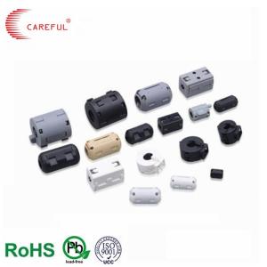 Quality White And Black Plastic EMI Ferrite Clamp On Cores For 6/ 6.5/10/13/19mm Cable for sale