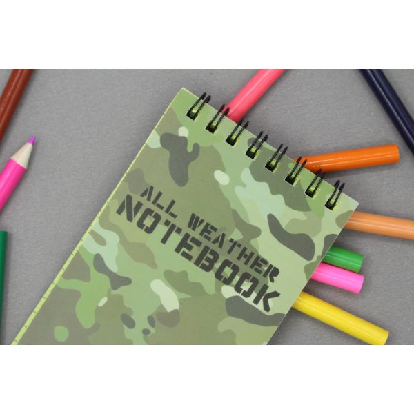 Foreign Language Learning Diary Notepad Waterproof Printed Notebook with Coil Binding