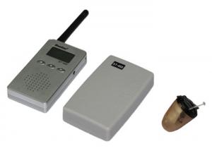 China Grey Plastic Wireless Audio Receiver And Talker For Poker Cheat on sale