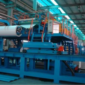 5.5KW PLC Control PU Sandwich Panel Production Line With Automatic Manual Spray