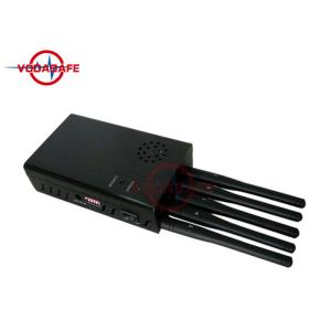Five Antennas Portable Signal Jammer Europe Style Cover Radius 2 - 20m