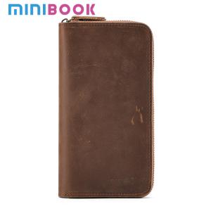 Quality Waterproof Credit Card Wallet for Men Genuine Leather Large Capacity Multifunction Zipper Purse for sale