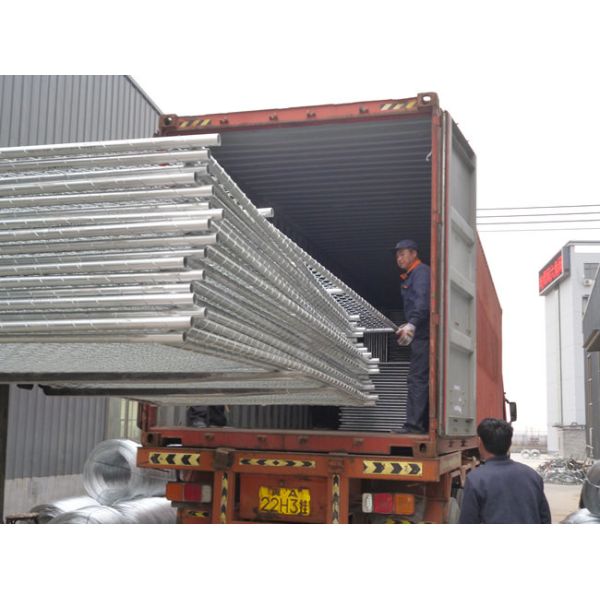 11 Gauge Portable 6x8 Chain Link Fence Panels Hot Dipped Galvanized