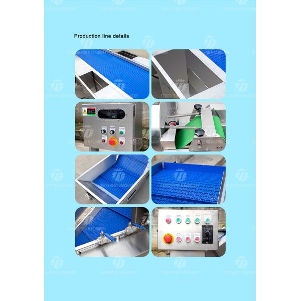 Automatic Vegetable And Fruit Production Line Selection Cutting And Washing Machine