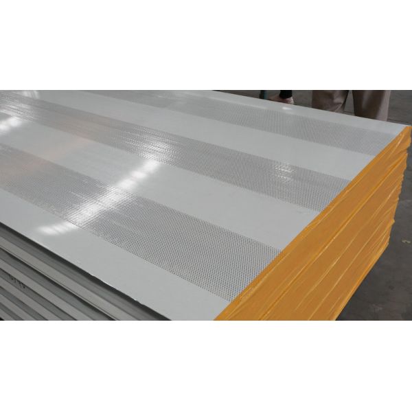 A1 Fire Rated Soundproof Insulated Rockwool Sandwich Wall Panel