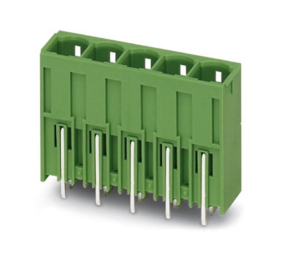 Plug-Terminal Block Socket straight pins Pitch :10.16 mm / 0.4 in