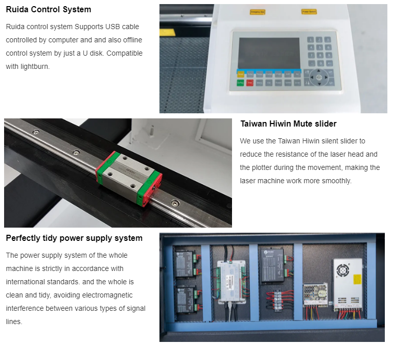 150W Double Head CO2 Laser Cutting And Engraving Machine Durable For Acrylic MDF Glass With 3D Feature For Retail Industries