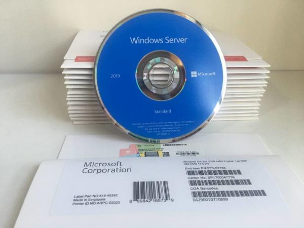 Original Microsoft Windows Server 2019 Datacenter OEM Packaging
