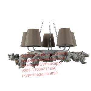 China YL-L1055 WHOLESALE  ITALIAN ANTIQUE REPRODUCTION ACANTHUS AND TASSEL CHANDELIER on sale