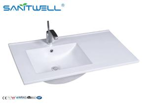 Quality Bathroom Furniture Over Counter Wash Basin 900×460×180mm AB8003-90L for sale