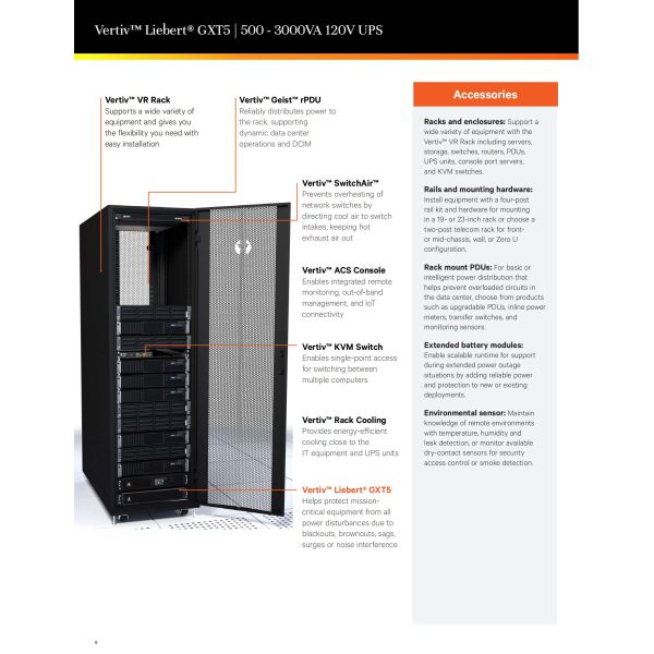 Electric Energy 1800Wh On-line Three Phase Pure Sine Wave UPS for Data Center Efficiency