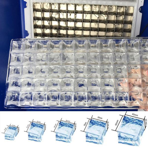 Sturdy cube Ice Making Machine with 900kg/24 Hours Daily Capacity and Stable Voltage