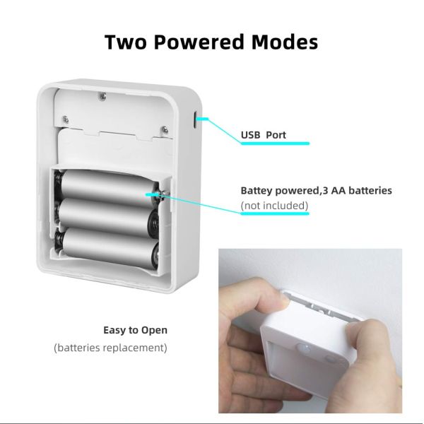 automatic cabinet light, Stick-On Motion Sensor Night Light Battery Powered Automatic LED Light