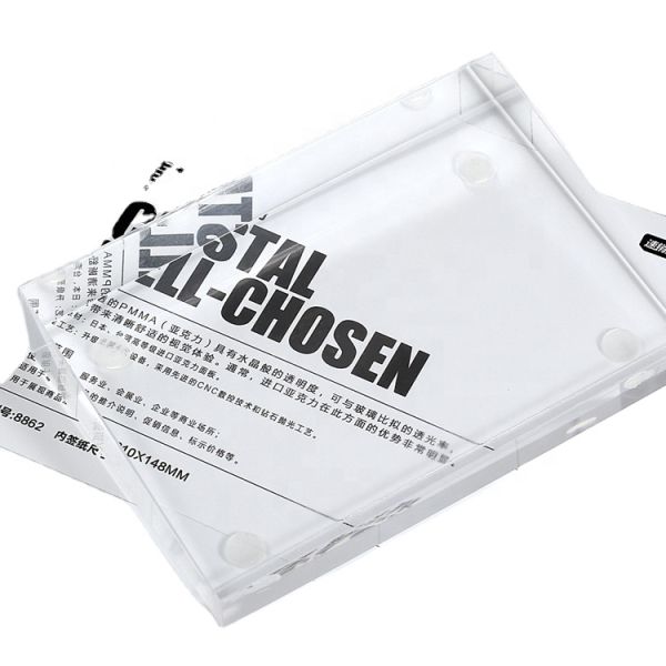 Clear Acrylic Display Sign Stand Table Name Price Menu Tag Stand Holder Advertsing