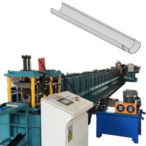 China Half round gutters rolling forming machine on sale