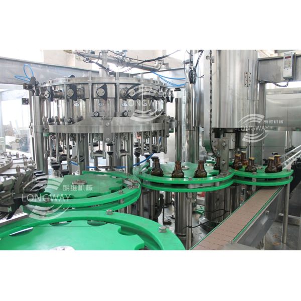 100% Factory for sale100% Factory gas soda bottle filling machine /Glass bottle Gas Water Washer Filler Capper