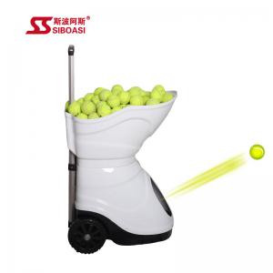 Quality Black Siboasi S4015 Tennis Ball Machine , 150W Tennis Throwing Machine for sale