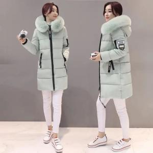 China                  Women Winter Cotton Coat Fur Collar Jackets Fashion Blazer Winter Padded Parka Clothes Bomber Jacket for Women              on sale