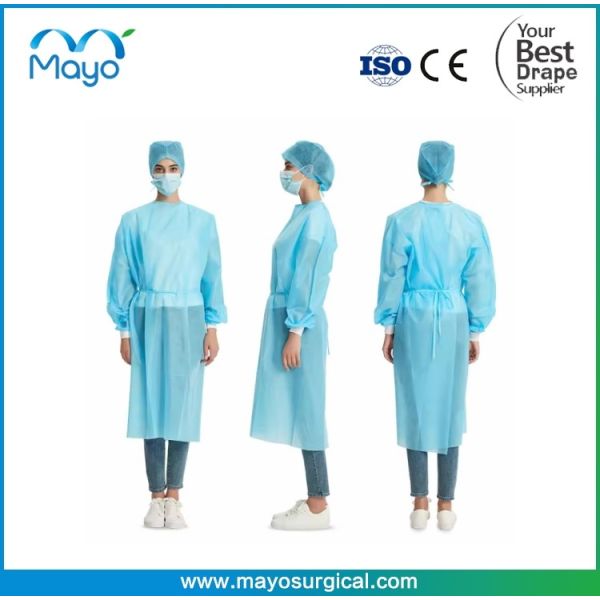 Single Use Medical Protective Gown ISOLATION GOWN PP 30GR