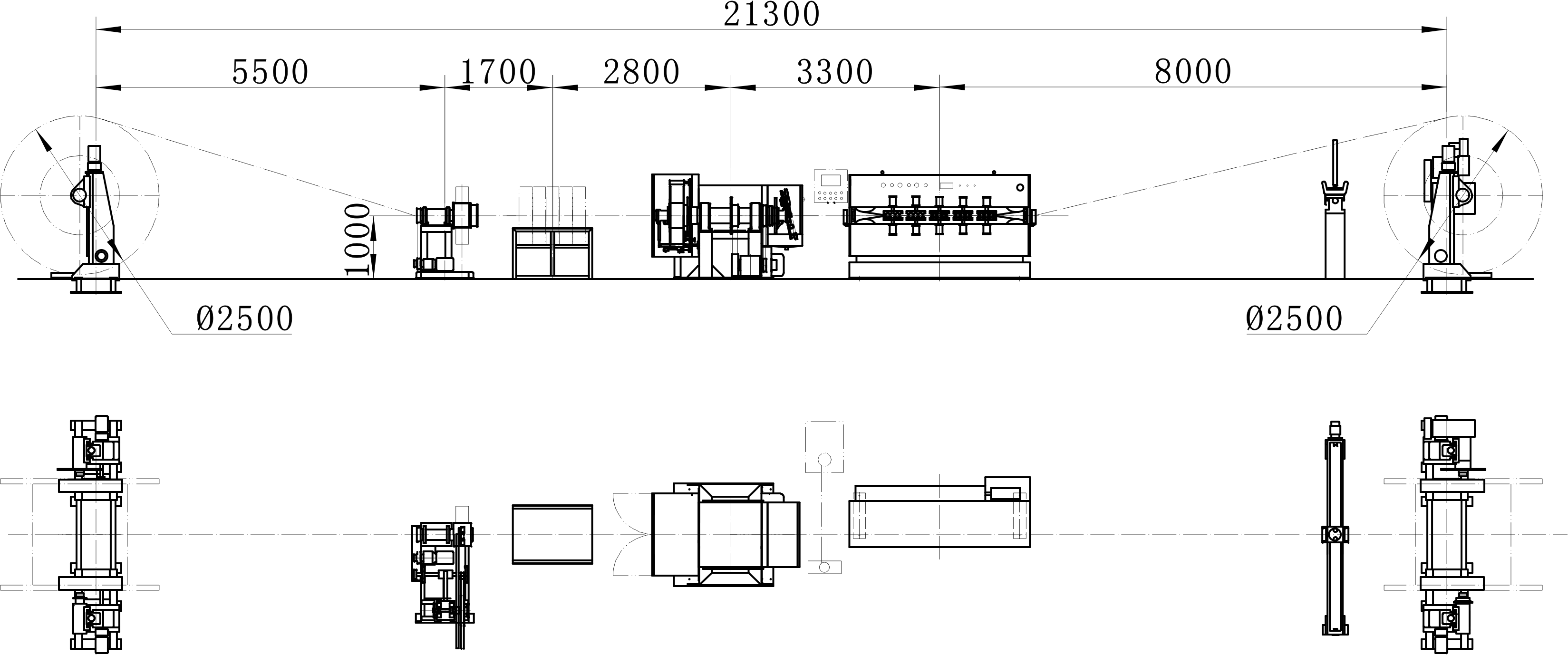 Aluminum Alloy Interlock Cable Armouring Machine For Cable Manufacturing Plant High Potency